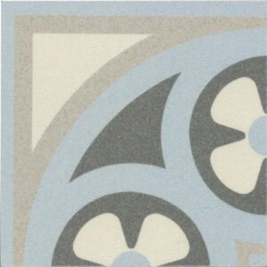 Nelle Corner Matt Encaustic Style Poecelain Tile