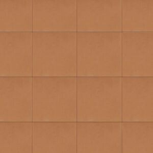 Plain Terracotta Matt Encaustic Tile