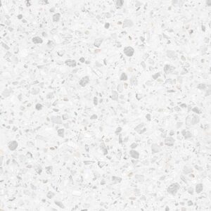 White Matt Terrazzo Look Porcelian Tile