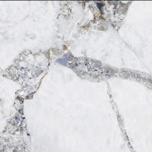 White and Grey Matt Marble Style Porcelain Tile
