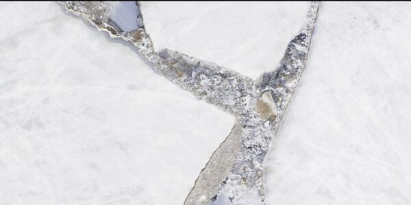 White and Grey Matt Marble Style Porcelain Tile