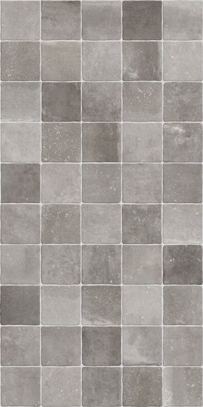Grey Mix Matt Terracotta