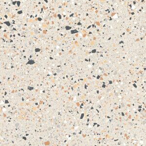 Ivory Matt Large Porcelain Chip Terrazzo Look Tile