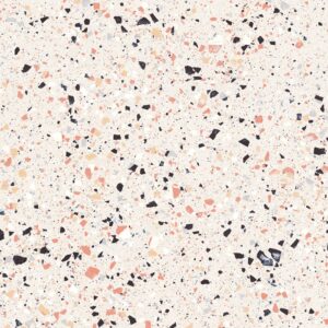 Pink Matt Large Porcelain Chip Terrazzo Look Tile