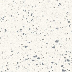 White Matt Large Porcelain Chip Terrazzo Look Tile