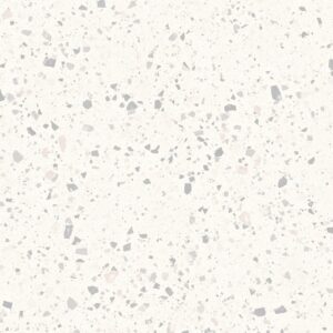 White-grey Matt Large Porcelain Chip Terrazzo Look Tile