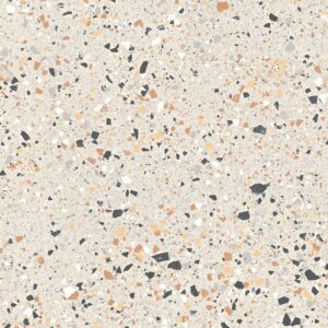Ivory Matt Large Porcelain Chip Terrazzo Look Tile