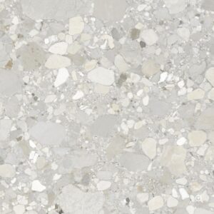 Grey Matt Terrazzo Look Porcelain Tile