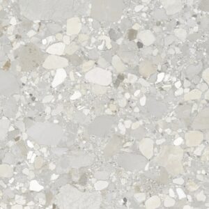 Grey Matt Terrazzo Look Porcelain Tile