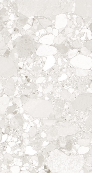 Light Grey Matt Terrazzo Look Porcelain Tile