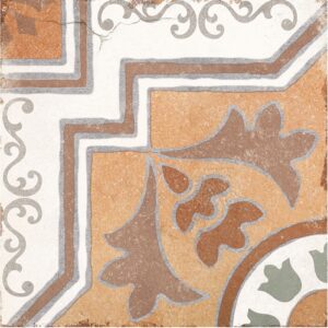 Multi Colour Matt Encaustic Style Tile