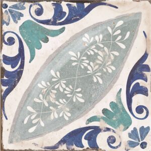 Multi Colour Matt Encaustic Style Tile