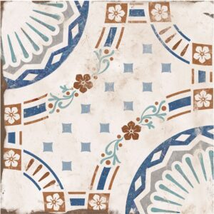 Multi Colour Matt Encaustic Style Tile