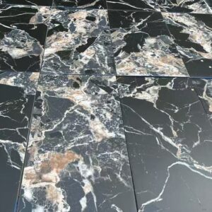 Nero Matt Marble Look Tile