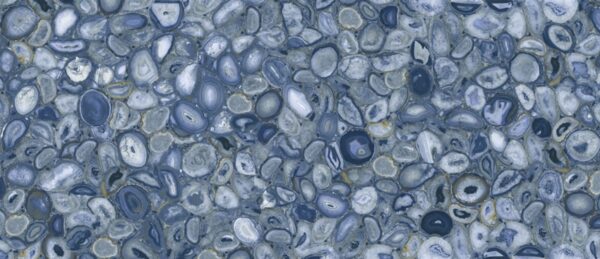Blue Gloss Agate Stone Look Tile