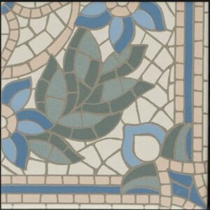 Multi Colour Decor Matt Porcelain Tile