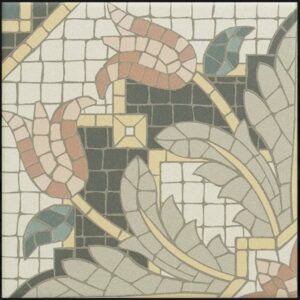 Multi Colour Decor Matt Porcelain Tile