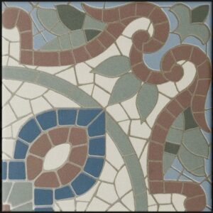 Multi Colour Matt Decor Tile