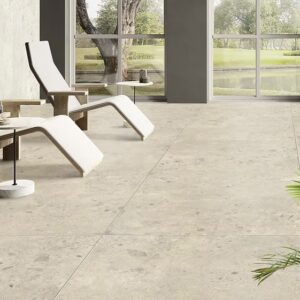 Beige Matt Stone Look Porcelain Tile