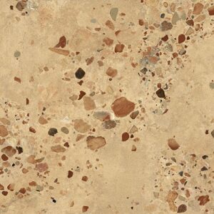 Ochre Goldern Yellow Matt Terrazzo Look