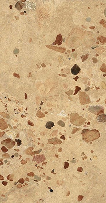 Ochre Goldern Yellow Matt Terrazzo Look