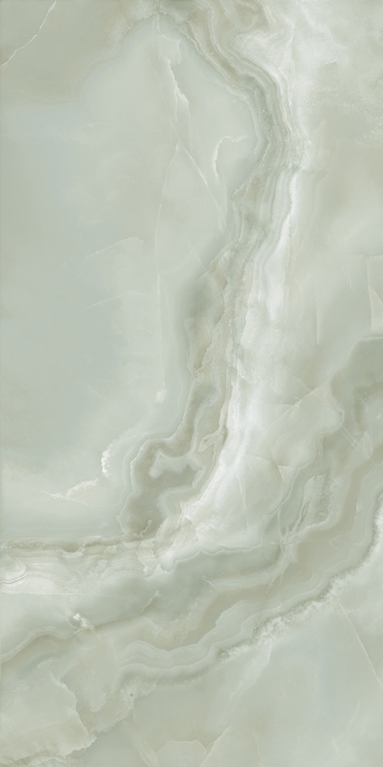 Green Travertine Cross Cut Look 3d Honed Porcelain Tile