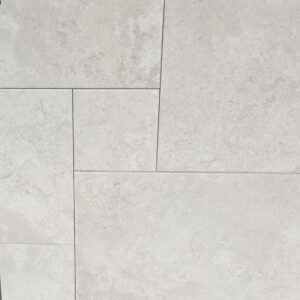 White in Out Natural Stone Look French Pattern Tile