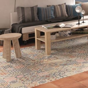 Blue Mix Encaustic Look Matt Enigma