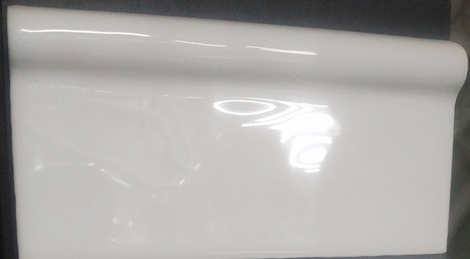 White Gloss Tile Capping Hampton