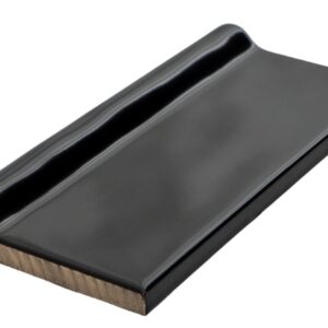 Black Gloss Capping Tile