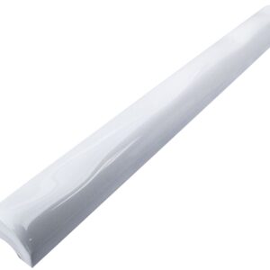 White Matt Dado Wavy Listello