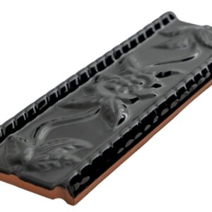 Black Floral Gloss Yesteryear