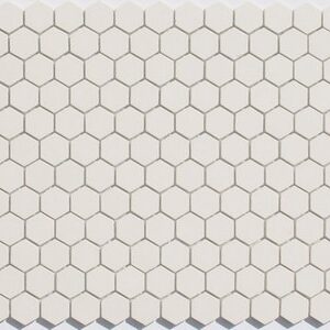 Parchment Hexagon Vitrified Mosaic