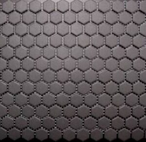 Charcoal Hexagon Vitrified Mosaic