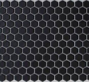 Midnight Black Matt Hexagon