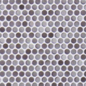 Mixed-grey Gloss Penny Round