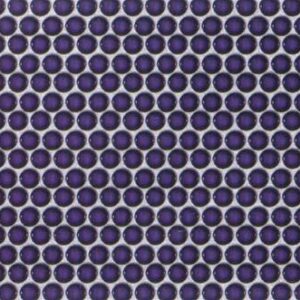 Royal-blue Gloss Penny Round