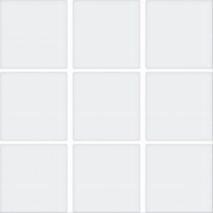 White Matt Mosaic
