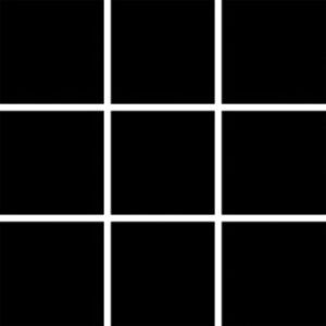 Ebony Black Matt Mosaic