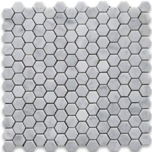 Carrara Honed Hexagon