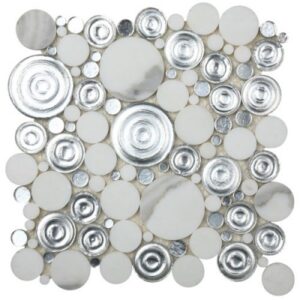 White Glass Marble Mix Coil