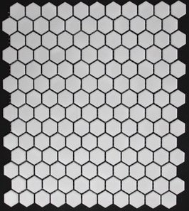 White Gloss Hexagonal