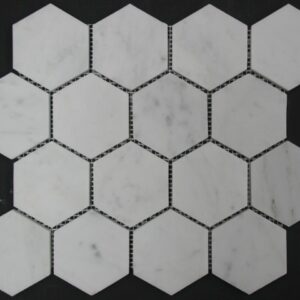 Carrara Honed Hexagonal