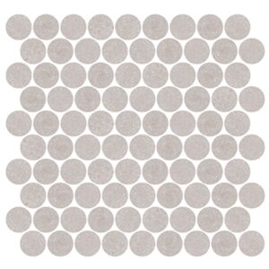 Milton Grey Honed Marble Penny Ornate