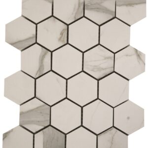 Statuario Venato Polished Hex Elegant