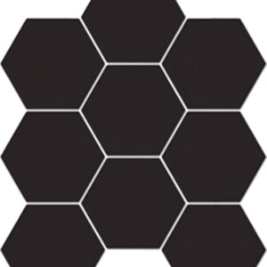 Black Deco Gloss Hexagon