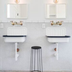 White Matt Pennyround Mosaic