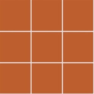 Orange Matt Spectrum Mosaic
