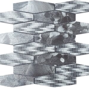 Silver Metal Elongated Shimmering