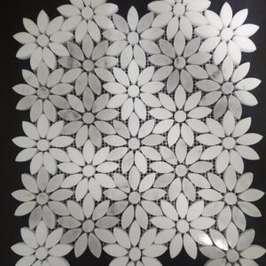 Carrara Mix Polished Daisy